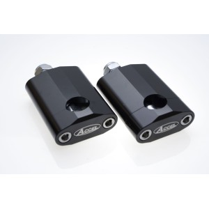 Mocowanie kierownicy 22,2mm wys. 58,5mm czarne - BM-16BK22