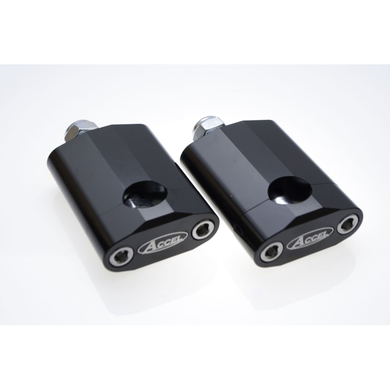 Mocowanie kierownicy 22,2mm wys. 58,5mm czarne - BM-16BK22