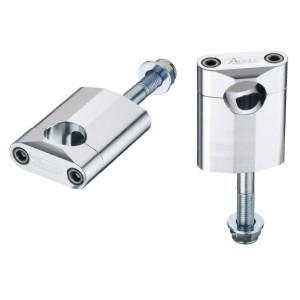 Mocowanie/podwyżka kierownicy 58,5mm ze śrubą M12 kolor srebrny