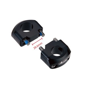Mocowanie/podwyżka kierownicy 28,6mm czarna 20mm BM-35BK28