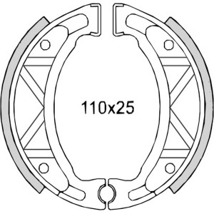 Hamulce BRENTA SH503 do Yamaha Cygnus 125, Neos 50, SR 125, TT 225, YFA 125