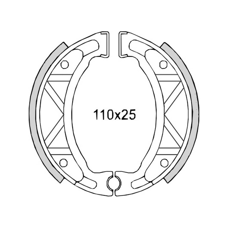 Hamulce BRENTA SH503 do Yamaha Cygnus 125, Neos 50, SR 125, TT 225, YFA 125