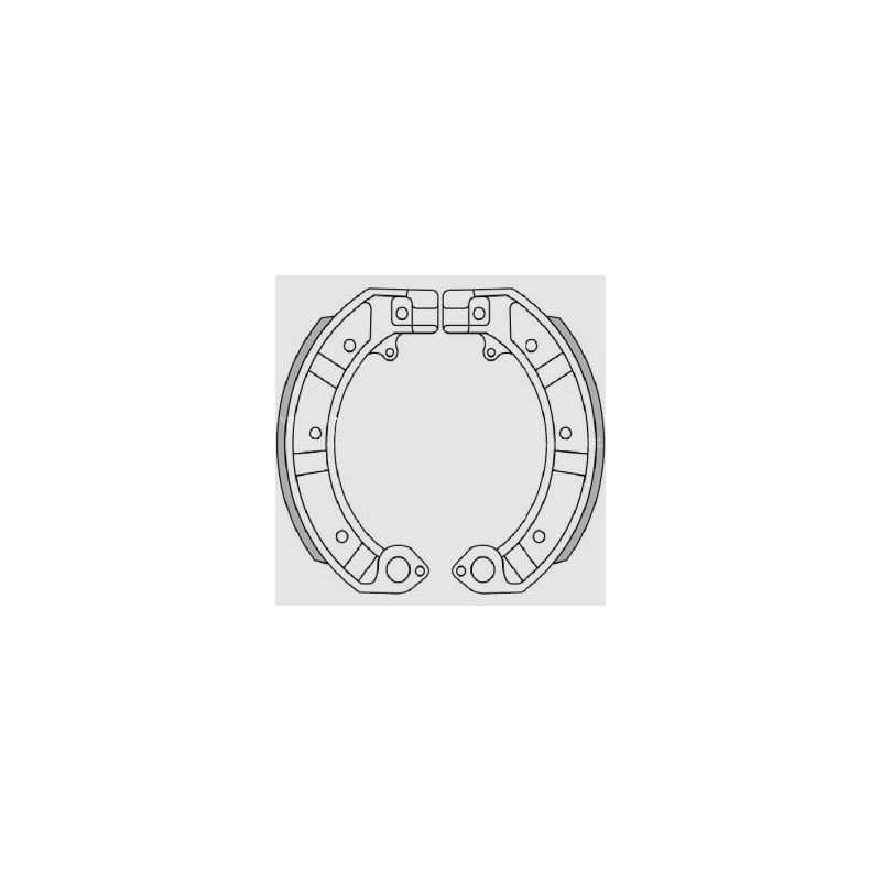 BRENTA SZCZĘKI HAMULCOWE PIAGGIO PK 50/125, PX 125/150/200, GS 160, SS 180/200, PE 200 - 150x24mm