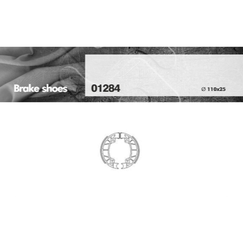 BRENTA SZCZĘKI HAMULCOWE DERBI 50 GILERA RUNNER / TYPHOON, PIAGGIO ZIP / HEXAGON (110x25mm)