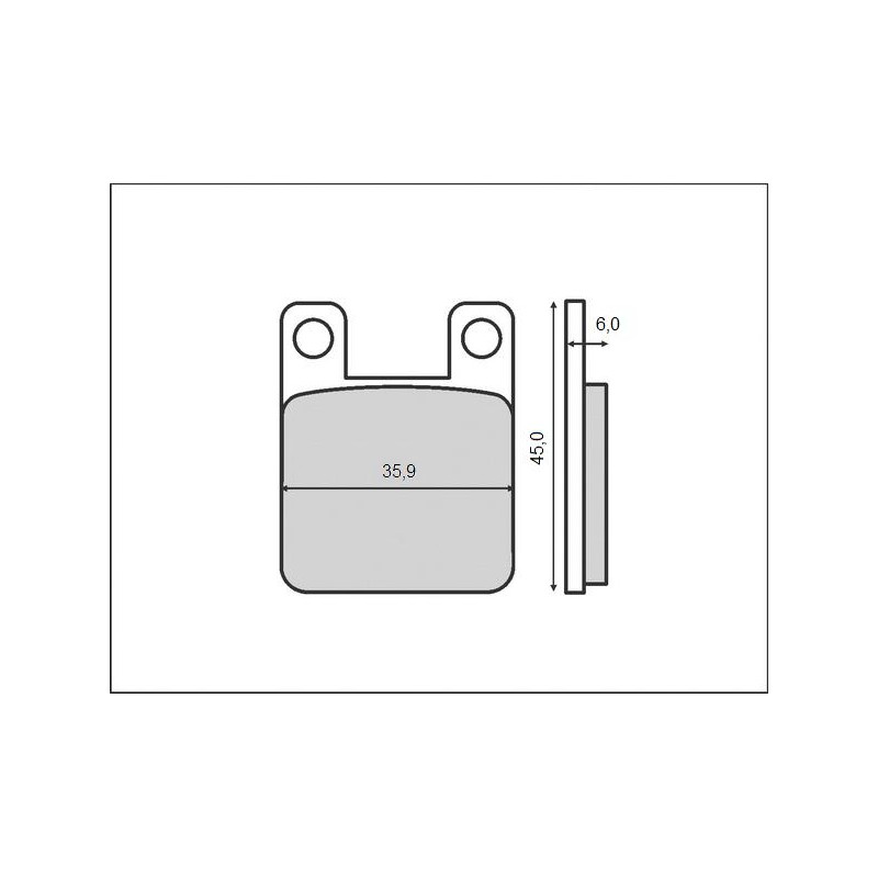 Klocki hamulcowe BRENTA KH115 - organiczne, wysoka jakość