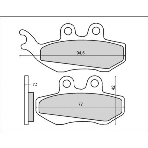 Klocki hamulcowe BRENTA KH194 (ORGANIC) - najlepsza jakość i wydajność