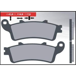 Klocki hamulcowe BRENTA KH281 / KH261 (9,5mm) - organiczne, wysoka jakość