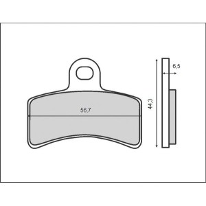 BRENTA KLOCKI HAMULCOWE KH291 (ORGANIC) (GAS GAS) - najlepsza jakość w dobrej cenie