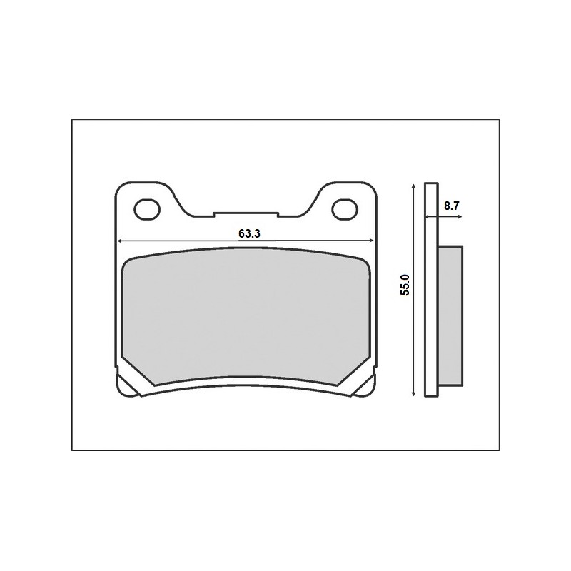 Klocki hamulcowe BRENTA KH088 (ORGANIC) - najlepsza jakość do Twojego motocykla