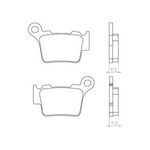 BRENTA KLOCKI HAMULCOWE KH368 (ORGANIC) - Najwyższa jakość w dobrej cenie!