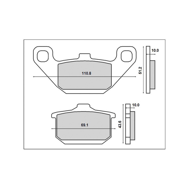 BRENTA KLOCKI HAMULCOWE KH085 (ORGANIC) - Najlepsza jakość i trwałość!