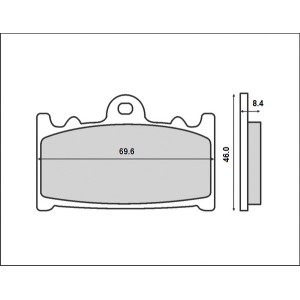 Klocki hamulcowe BRENTA KH158 (ORGANIC) - najlepsza jakość i trwałość
