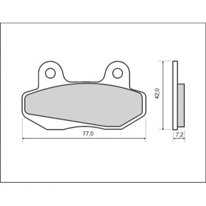BRENTA KLOCKI HAMULCOWE KH086 (ORGANIC) - Najwyższa jakość w dobrej cenie
