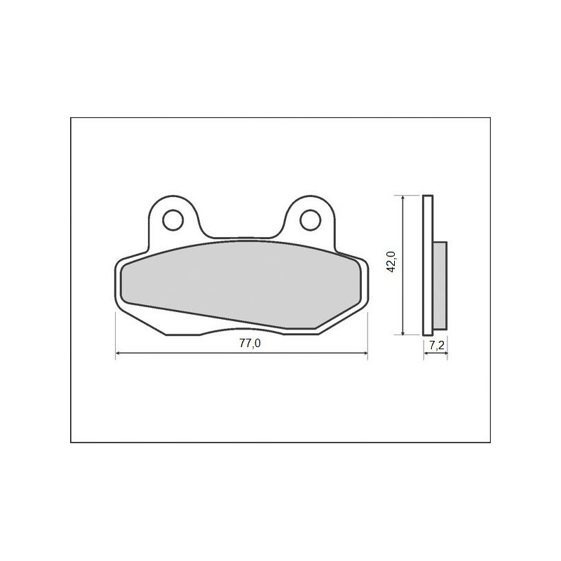 BRENTA KLOCKI HAMULCOWE KH086 (ORGANIC) - Najwyższa jakość w dobrej cenie