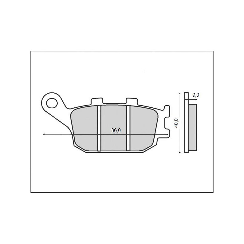 BRENTA KLOCKI HAMULCOWE KH174 (ORGANIC) - najlepsza jakość w dobrej cenie