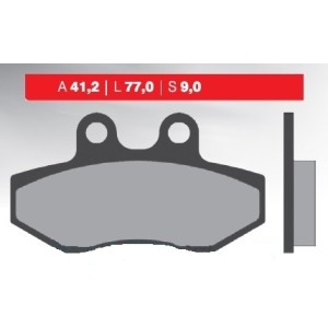 Klocki hamulcowe BRENTA KH393 do Yamaha NXC 125 Cygnus`04-13, MBK Flame 125`04-12 - przód