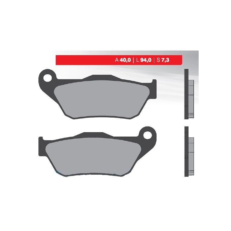 Klocki hamulcowe BRENTA KH430 (ORGANIC) - Sklep Motoryzacyjny