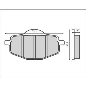 BRENTA KLOCKI HAMULCOWE KH101 (ORGANIC) - najlepsza jakość w atrakcyjnej cenie