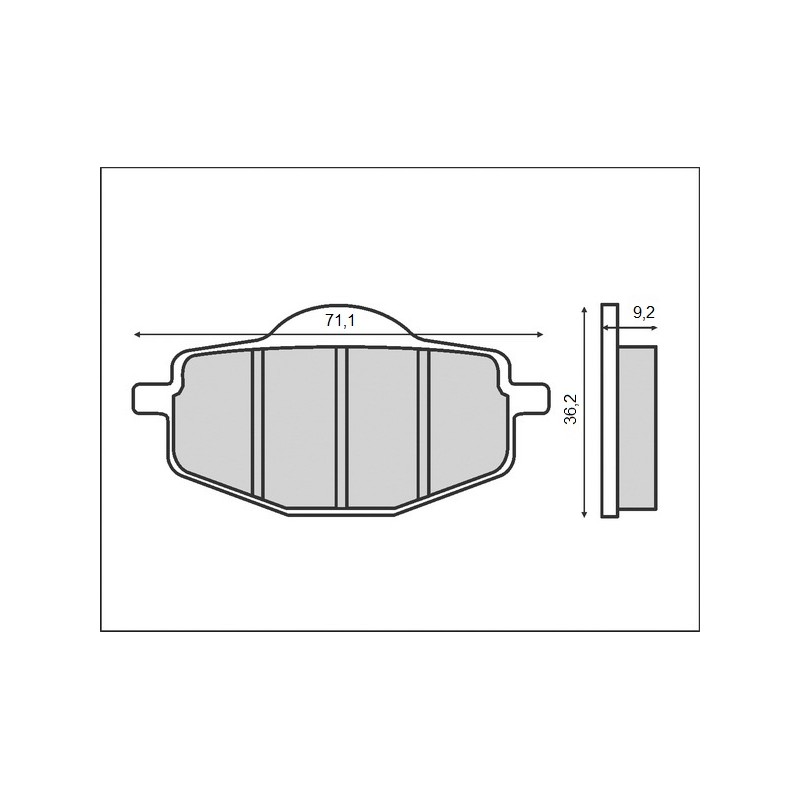 BRENTA KLOCKI HAMULCOWE KH101 (ORGANIC) - najlepsza jakość w atrakcyjnej cenie
