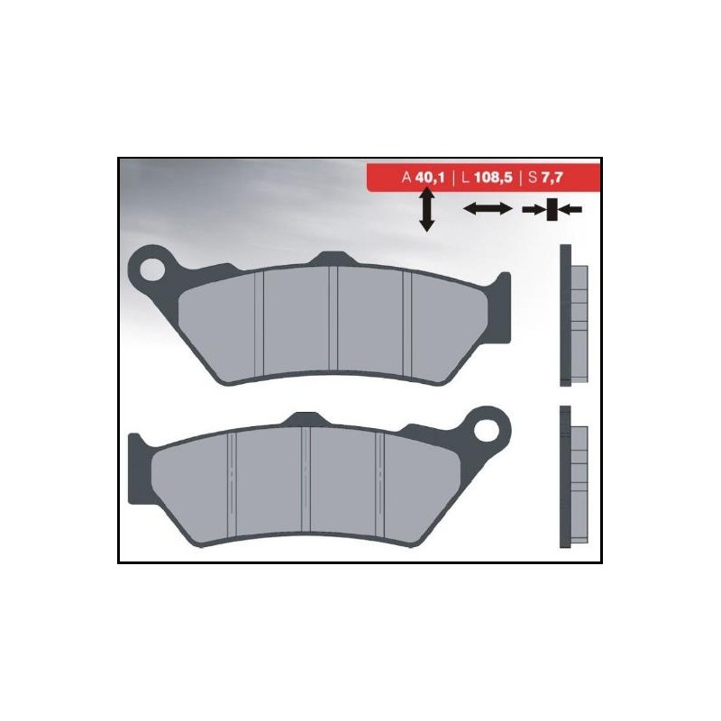 BRENTA KLOCKI HAMULCOWE KH209 (ORGANIC)