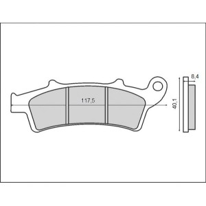 BRENTA KLOCKI HAMULCOWE KH324 (ORGANIC) - najlepsza jakość w dobrej cenie
