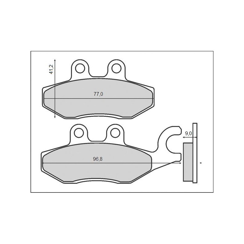BRENTA KLOCKI HAMULCOWE KH418 (ORGANIC) - Najwyższa jakość w dobrej cenie