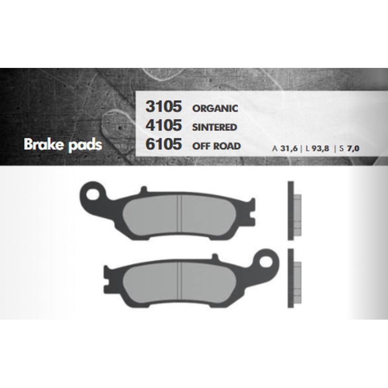 BRENTA KLOCKI HAMULCOWE KH450 (ORGANIC) - Sklep motoryzacyjny