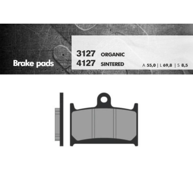 Klocki hamulcowe BRENTA KH145 / KH236 do motocykli GSF1200, GSXR750/1100 oraz Triumph
