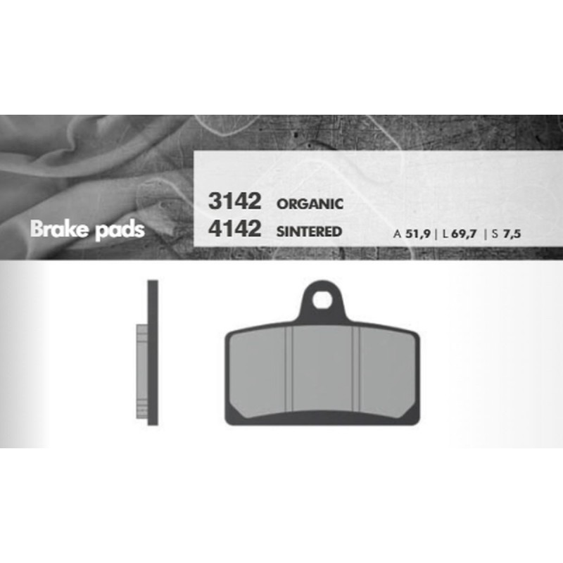 BRENTA KLOCKI HAMULCOWE KH399 PRZÓD (FT 3142) - Najlepsza jakość i bezpieczeństwo