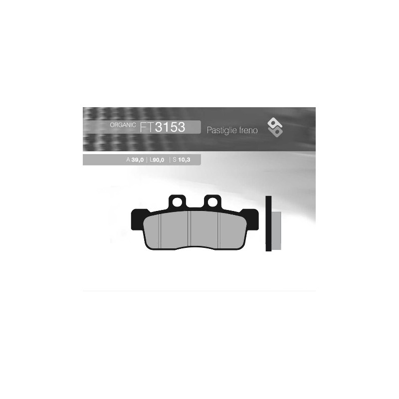 Klocki hamulcowe BRENTA KH632 Yamaha NXC 125 Cygnus '07-'10 przód