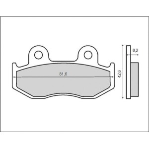 BRENTA NOWY TOWAR KLOCKI HAMULCOWE KH323/2 (ORGANIC)