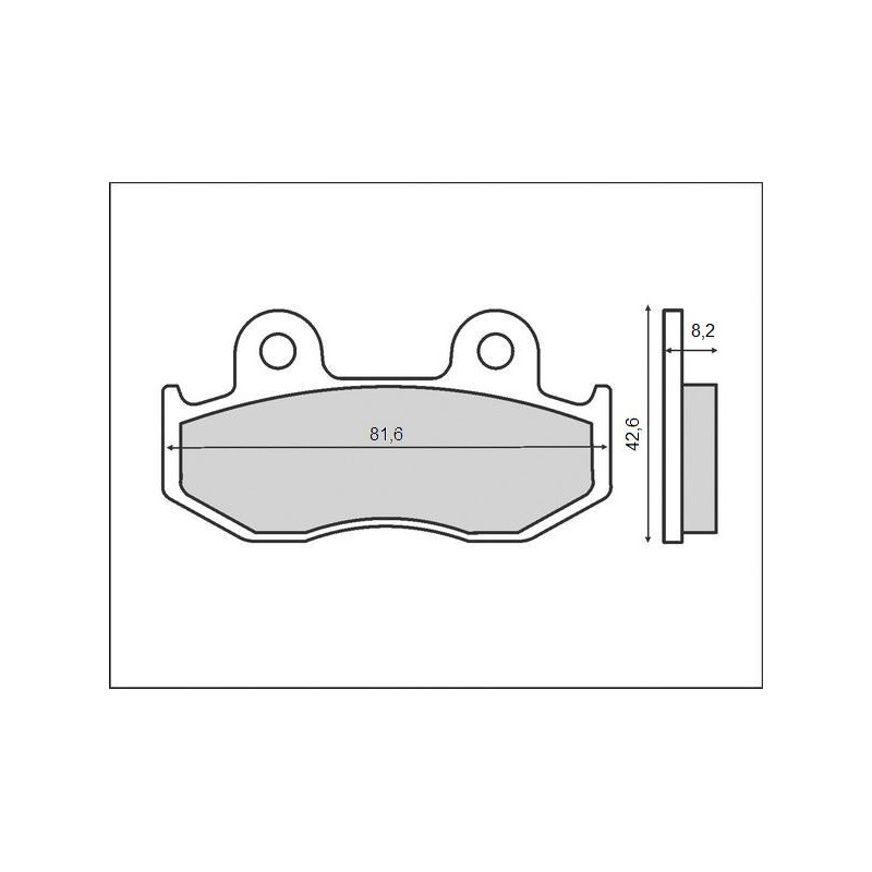 BRENTA NOWY TOWAR KLOCKI HAMULCOWE KH323/2 (ORGANIC)