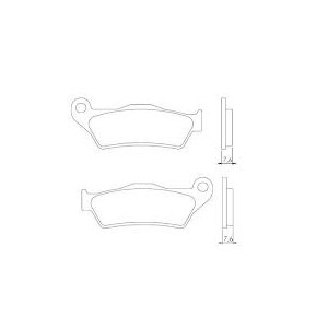 BRENTA KLOCKI HAMULCOWE KH181 SPIEK METALICZNY (ZŁOTE) - Brembo Przód KTM