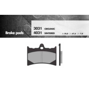 BRENTA KLOCKI HAMULCOWE KH126 SPIEK METALICZNY (ZŁOTE) (FT 4031)