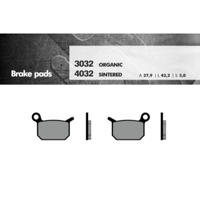 Klocki hamulcowe BRENTA KH325 do KTM SX 50/65 - złote spieki metaliczne