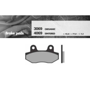 BRENTA KLOCKI HAMULCOWE KH86 SPIEK METALICZNY (ZŁOTE) (FT 4069)