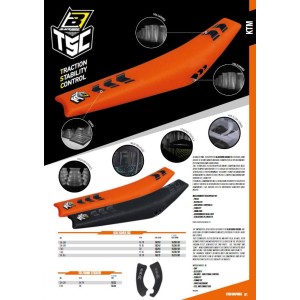 Pokrowiec na siedzenie KTM SX/SXF/EXC pomarańczowy czarny - wyprzedaż