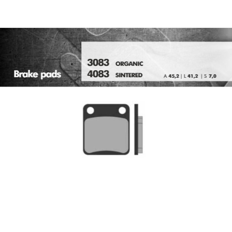 Klocki hamulcowe BRENTA KH54 / KH257 - złote spieki metaliczne (FT 4083)