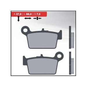 BRENTA KLOCKI HAMULCOWE KH367 SPIEK METALICZNY (ZŁOTE) (FT 4101)