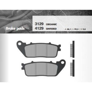 BRENTA KLOCKI HAMULCOWE KH488 SPIEK METALICZNY (ZŁOTE) (FT 4129) - Najwyższa jakość i trwałość