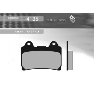 Klocki hamulcowe BRENTA KH123 do motocykli Yamaha - złote