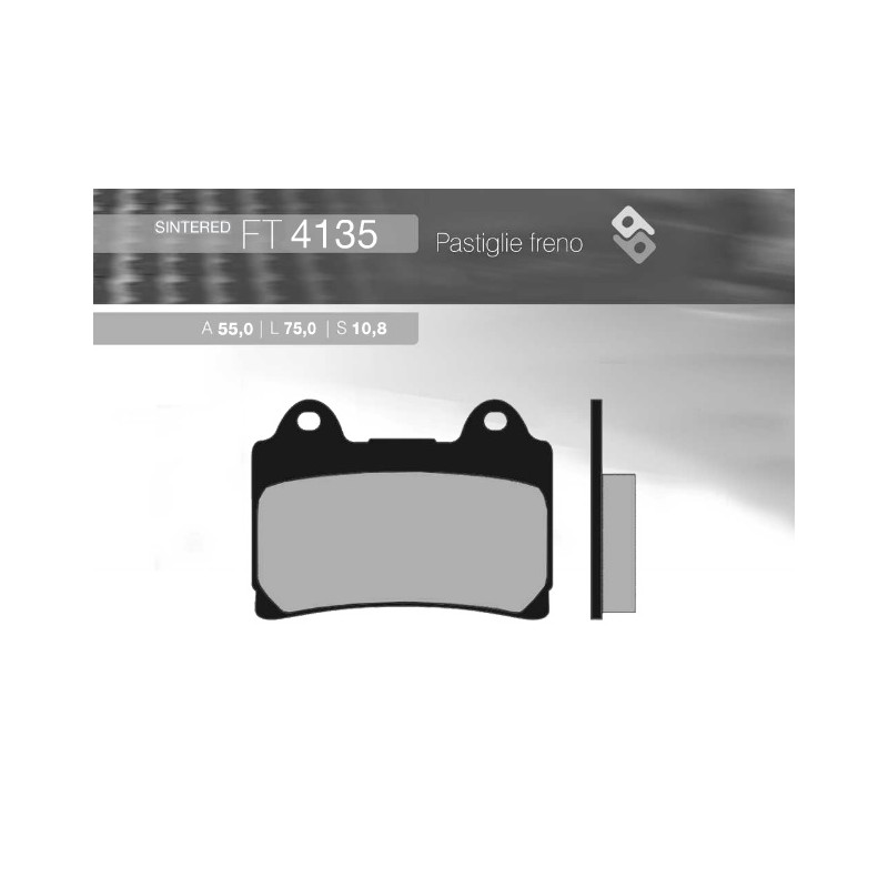 Klocki hamulcowe BRENTA KH123 do motocykli Yamaha - złote