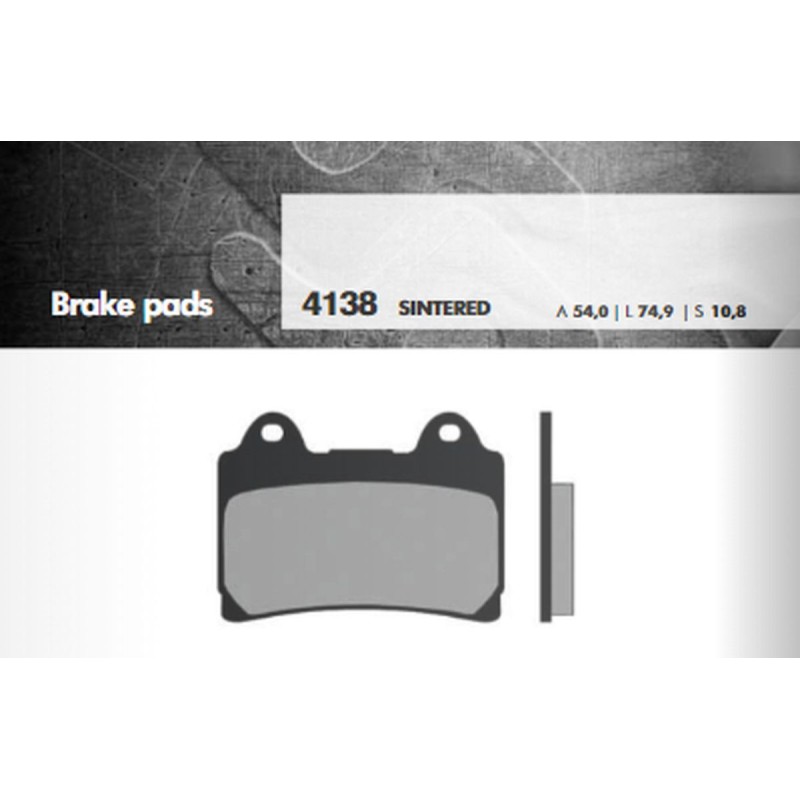 Klocki hamulcowe BRENTA KH160 złote do TDM '96-01, V-MAX '93-03, FJ1200 '91-95
