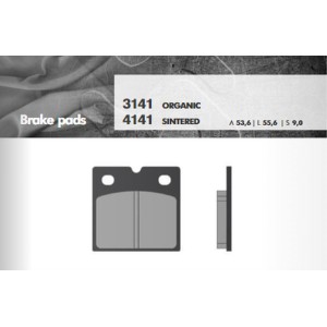 Klocki hamulcowe BRENTA KH18 do BMW K75/100/1100/1200, R45/65/80/100 - złote spiek metaliczny