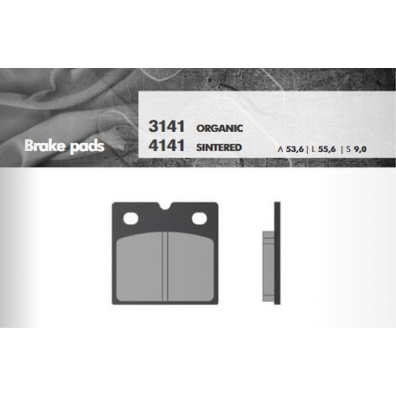 Klocki hamulcowe BRENTA KH18 do BMW K75/100/1100/1200, R45/65/80/100 - złote spiek metaliczny