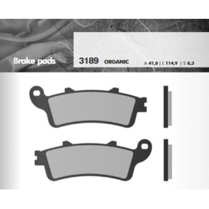 Klocki hamulcowe BRENTA KH261 / KH281 ZŁOTE 8,3mm FT 4189