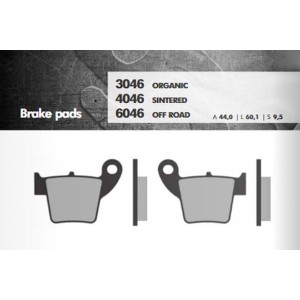 Klocki hamulcowe Brenta KH346 złote do Hondy CR/CRF - tył