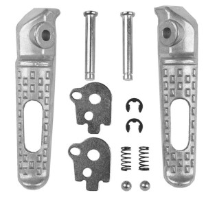 Zestaw podnóżków pasażera do Honda CBR 600RR / CBR 1000RR '03-14 - kolor srebrny