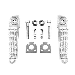 Zestaw podnóżków pasażera do Yamaha YZF R1 '02-12, YZF R6 '03-11 - kolor srebrny