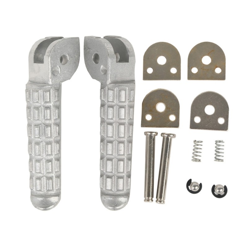 Podnóżki pasażera Ducati Monster 696/796 '09-13 - zestaw kompletny - srebrny